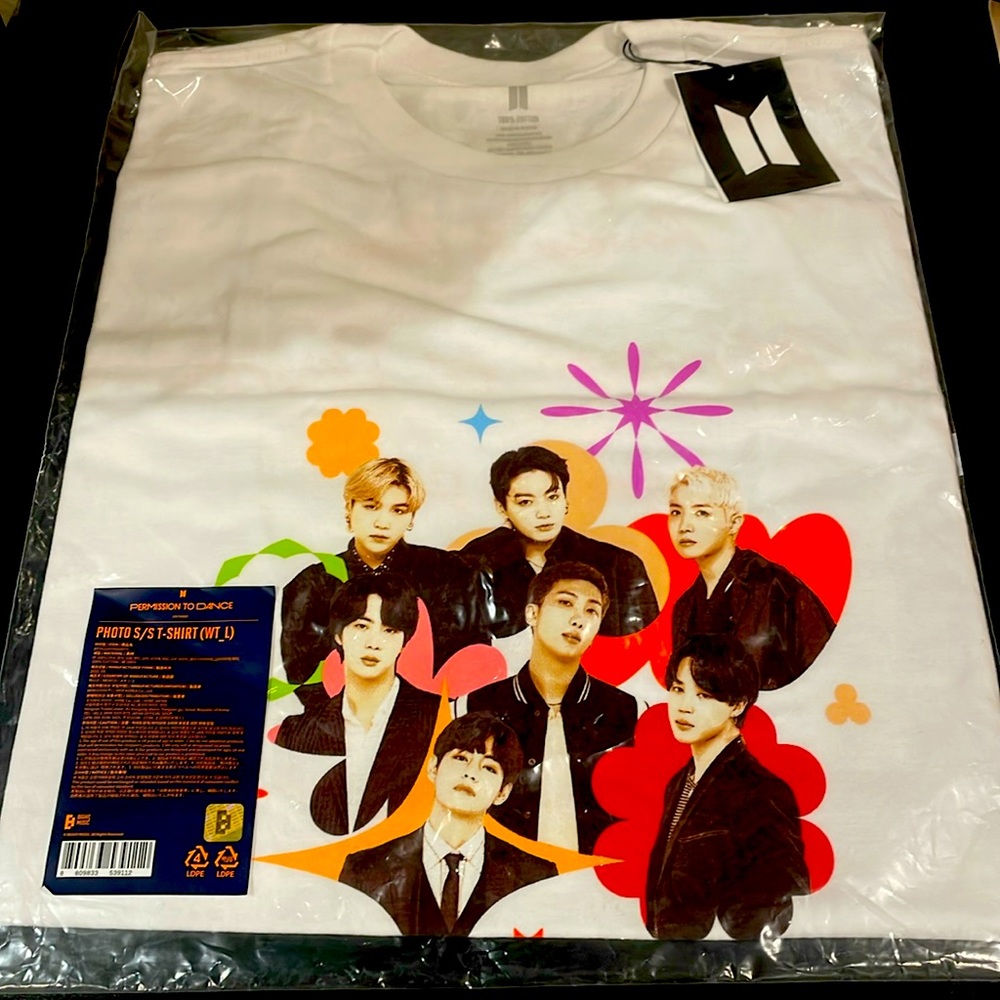 BTS Official Concert T-shirt - Permission To Dance Tour